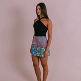 Poet Mini Skirt - Paisley Tile