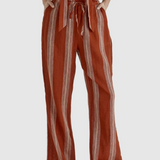 Lizzy Pant - Rust Stripe