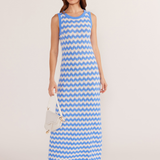 Dina Stripe Knit Midi