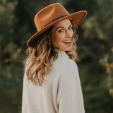 Rhiannon Panama Hat - Cinnamon