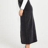 Emmi Denim Skirt (Washed Black)