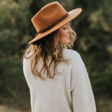 Rhiannon Panama Hat - Cinnamon