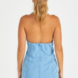 Seville Halter Vest - Chambray