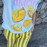 Limone Boxy Crop Tee