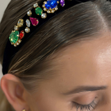 Zara Diamante Headband (Multicoloured)