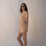 Seaside Terry Kimono Dress - Macadamia