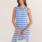 Dina Stripe Knit Midi