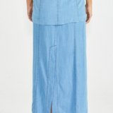 Seville Maxi Skirt (Chambray)