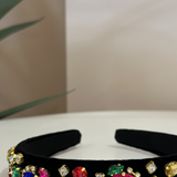 Zara Diamante Headband (Multicoloured)