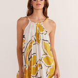 Zuri Halter Neck Maxi Dress