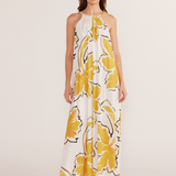 Zuri Halter Neck Maxi Dress