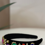 Zara Diamante Headband (Multicoloured)