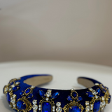 Anastasia Jewel Headband (Sapphire)