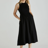 Pax Midi Dress - Black