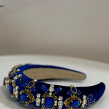 Anastasia Jewel Headband (Sapphire)